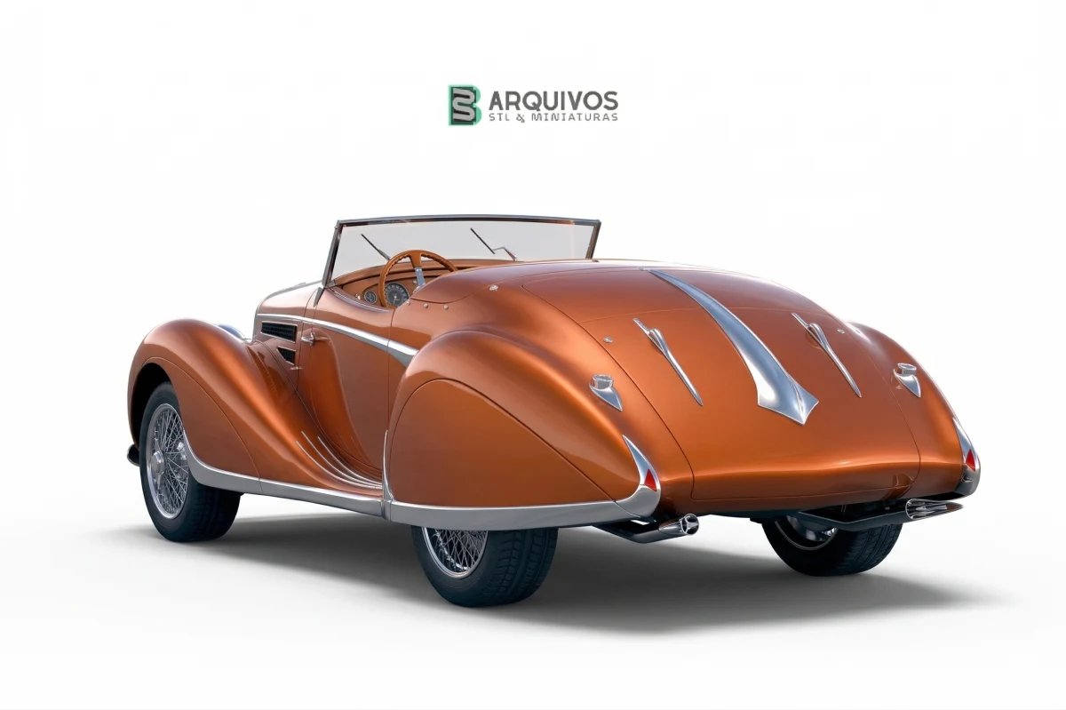 Modelo 3D STL - Delahaye T165 1939 — foto 4